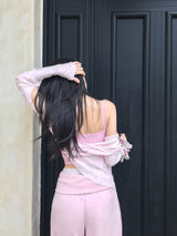 Lumire Sheer Summer Ribbed Knit Cardigan