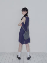 2-WAY ROUND BAG (DOT GREY)