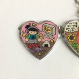 ハートミラーキーチェーン
