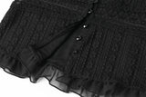 【即日発送】Vanilla lace cardigan - black