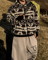 Elk Nordic Shearling Hood Jumper