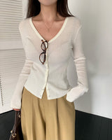 Recipe Long Sleeve Knit Cardigan