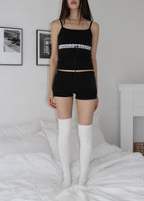 LACE RIBBON SLEEVELESS