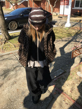 Down Lining Corduroy Wide Pants