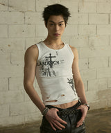 [0103] Gothic Rough-Cut Sleeveless - White