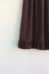 frillog dot skirt