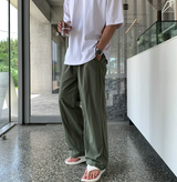 ファーストクールエアナイロンバンディングワイドパンツ