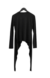 フロエンドレープレイヤードラップTシャツ