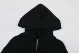 Baby Dolly Zip-up (black)