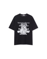 (UNISEX) Lettering Knit Short Sleeve