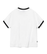 ラッキーデイクロップリンガーTシャツ