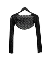 Cier Rose See-through Bolero Cardigan