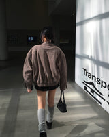 ダンブルスエードジャンパー