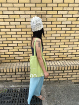 エコ ノーモアバッグ(lime_pink_blue_grey_navy)