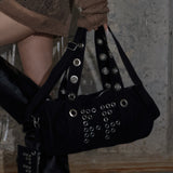 FFFF EYELET DUFFLE BAG (BLACK) F25ZE030