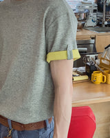 ロベン カラーマッチング ロールアップ ショートスリーブ Tシャツ