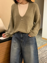 [MADE] リーズディープVニット