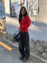MULTI DETAIL WIDE TROUSER PANTS (3COLOR)