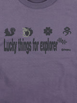 LUCKY SWEATSHIRT (DUST PURPLE)