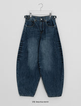 [Unisex] ケントレコアジャストバルーンワイドデニムパンツ