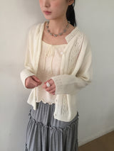 Tiera Frill Ribbon Sleeveless Top (2c)