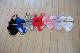 terry shirring bikini