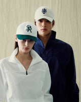 Stranger STR Embroidery Baseball Cotton Cap (Cream)