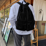 LMN デフピンタックワイドワンタックベンダブルスラックス (6 colors) - CHARCOAL model pitting