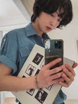 ロールアップ半袖シャツ