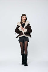 ADORABLE HOOD MUSTANG / BROWN