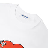 DC x The Rolling Stones Flame Tongue LS T-Shirt White