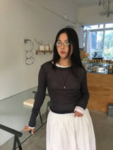 Berry Tencel Long Sleeve (6color)