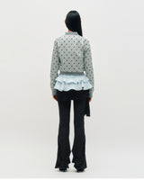 Dot Graphic Windbreaker _ GREY