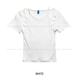 Sonya Whole Slit Layered Short Sleeve T-shirt