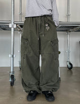 Willy Washed Vintage Diagonal Cargo Pants