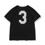 クロウキーズクロップリンガーTシャツ (ブラック)