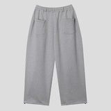 Nouz ピンタック ベルトバルーン スウェットパンツ
