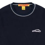 ワッフル コージー ロングスリーブ Tシャツ_ネイビー