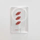 salt bread MagSafe Transparent Card Wallet