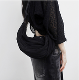 Temmy Pleats Half Moon Bag