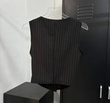 Stripe bustier top