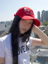 Lucky Clover Cap-Red