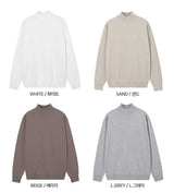 ASCLO ウォッシャブルハイネックニット (8color)