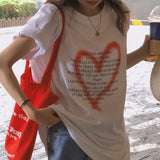 ハートスプレーボックス半袖Tシャツ