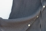 Pleat wrap cover up (Dark grey)