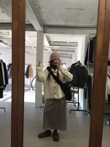 Mellow Chiffon Checkered Skirt (2 Colors)