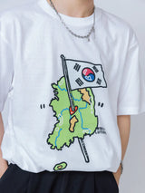 "Kハート" Tシャツ (ホワイト)