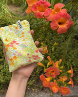Garden flat pouch - green , S size