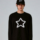 [UNISEX] フラワースターロングスリーブシャツ