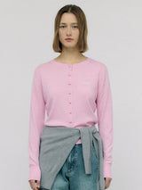 ROLA BASIC ROUND CARDIGAN PINK